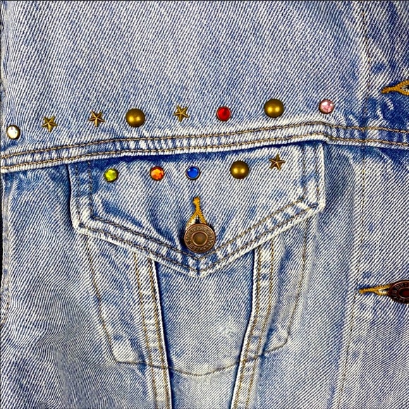 Levi’s • Baggy • Embellished • Jacket • L/XL • NWT - Picture 3 of 7